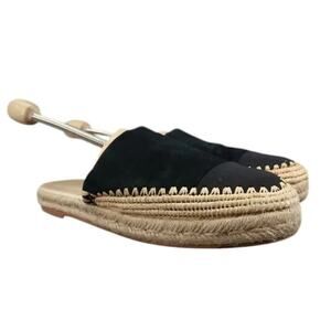 Seed Shoes Womens 41 Mule Flats Espadrille Boho Fashion Slip On Platform Leather